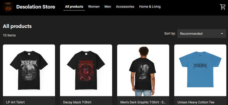 Merch Site